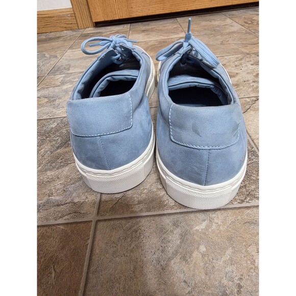 COMMON PROJECTS OG Achilles Low Sneakers in Powder Blue Nubuck Leather EU 45 12 - Picture 5 of 8